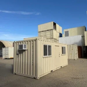 20' Ground Level Office Container