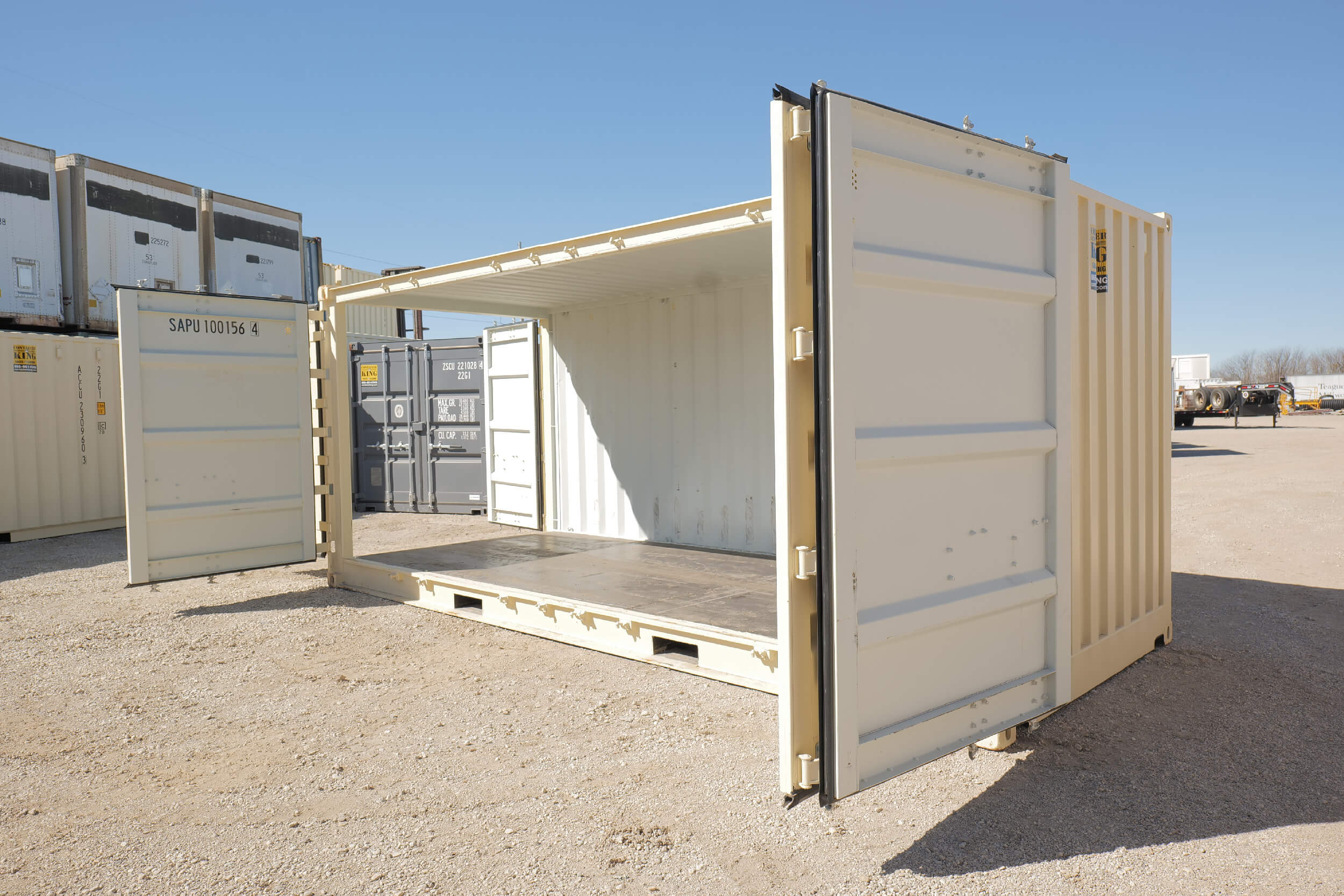 20ft One-Trip Open Side Doors Container for Sale
