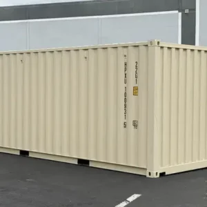 20ft Shipping Container (One Trip) White (RAL 9003)