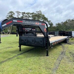 New 2026 Rawmaxx 8.5 x 44 Gooseneck Car Hauler Trailer 21k GVWR