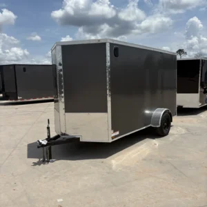 6x12SA Titanium Cargo Trailer Charcoal