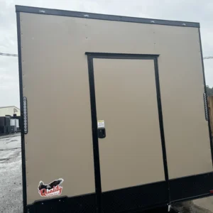 8.5×16 Quality Concession Trailer Desert Tan Blackout Package - Image 3