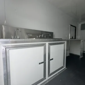 8.5×16 Quality Concession Trailer Desert Tan Blackout Package - Image 4