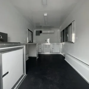 8.5×16 Quality Concession Trailer Desert Tan Blackout Package - Image 5