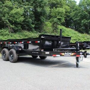 New2026 H&H Trailers 7x14 Telescopic I-Beam Dump Trailer