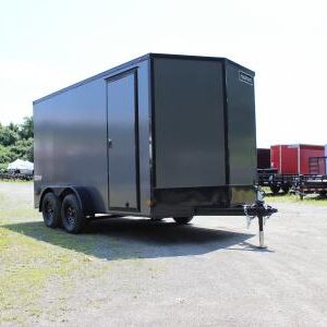 New2026 Haulmark 7x14 Enclosed Cargo Trailer - Black Out PKG