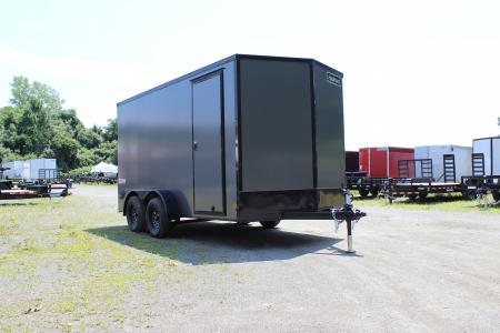 New2026 Haulmark 7x14 Enclosed Cargo Trailer - Black Out PKG