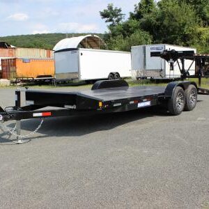 New2027 Sure-Trac 7x18 10K Steel Deck Car Hauler