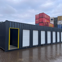40ft High Cube Multi-Store Container – 7-Bay Self Storage Unit - Image 3